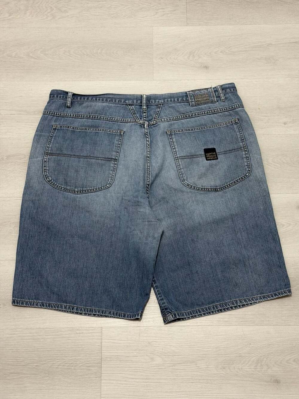 Vintage Marithe Francois Girbaud Y2K Jorts Baggy Denim Jean Shorts Size 42